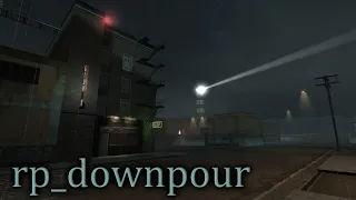 GMOD VR: Exploring rp_Downpour (Relaxing in the Rain)