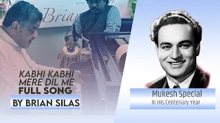 Mukesh Special | Kabhi Kabhi Mere Dil Me Khayal Aata Hai | Piano Cover By Brian Silas