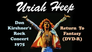 Uriah Heep - Return To Fantazy / Easy Livin' / more - Rock Concert 1975 - DVD-R