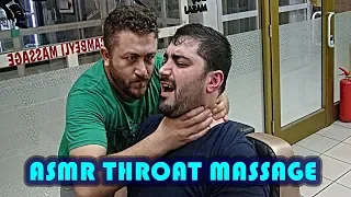 ASMR throat massage = MASSAGE TURKISH BARBER = EAR BURN = NECK CRACK=HEAD,FACE,NECK,EAR,SLEEP MASSAG