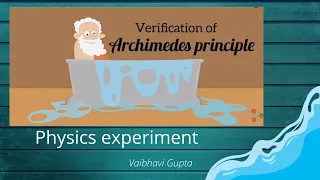 Verification of Archimedes Principle