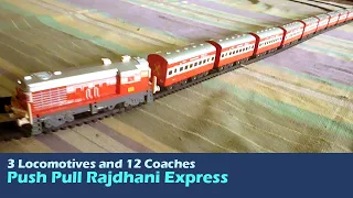 Push-Pull Rajdhani Express - ICF - Coach in HO scale by Centy