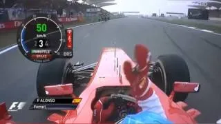 F1 2013 - Chinese GP Fernando Alonso Victory Lap