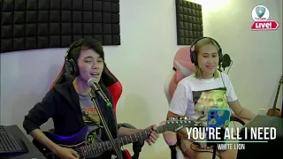 You're all i need | White Lion - Sweetnotes Cover