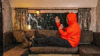 Surviving a Rainstorm in a RV - Camping in a Travel Trailer