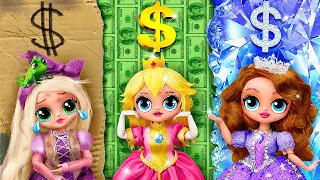 Rich, Broke and Giga Rich Princesses / 30 LOL OMG DIYs