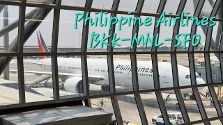 Philippine Airlines - Bangkok to San Francisco via Manila