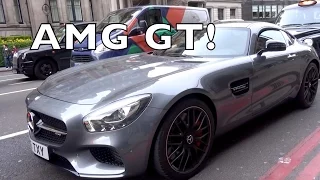 Mercedes AMG GT & Lamborghini Aventador cruising around London!