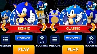 Sonic Dash SONIC VS CLASSIC Android iPad iOS Gameplay HD