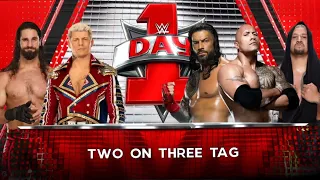 Wwe2k23 seth rollins & cody rhodes vs the bloodline