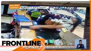 Pagnanakaw ng isang babae sa kainan sa Maynila, sapul sa CCTV | Frontline Pilipinas