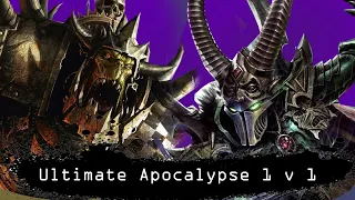 Dawn of War  Ultimate Apocalypse 1 v 1 Dark Eldar vs Orks