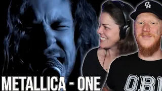 COUPLE React to Metallica - One | OFFICE BLOKE DAVE