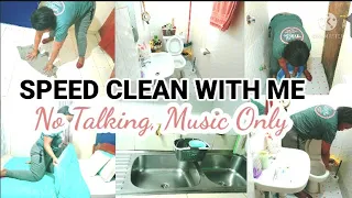 *NEW* SPEED CLEAN WITH ME/NO TALKING, MUSIC ONLY/CLEANING MOTIVATION