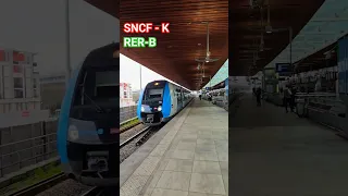 SNCF -k et RER-B 😱🫣 #train #eiffeltower #publictransport