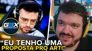 GAULES FAZENDO UMA PROPOSTA PRO ART JOGAR NO G3X  | CORTES DO GAULES