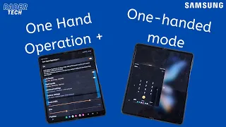 Awesome Gestures and One Handed Modes! Samsung Galaxy Z Fold 4, S22 Ultra, Tab S8 and more