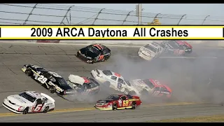 All ARCA Crashes from the 2009 Lucas Oil Slick Mist 200