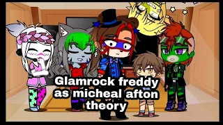 Security breach reacts to glamrock freddy as micheal afton theory