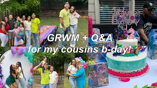 GRWM + Q&A