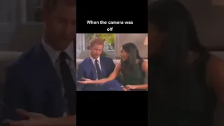 #shorts Harry and Meghan think camera was off😂😂 #princeharry #meghanmarkle