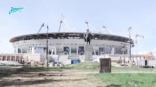 Эксклюзив «Зенит-ТВ»: экскурсия по строящемуся стадиону / Zenit's new stadium under construction