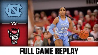 North Carolina vs. NC State Full Game Replay | 2022-23 ACC Women’s Basketball