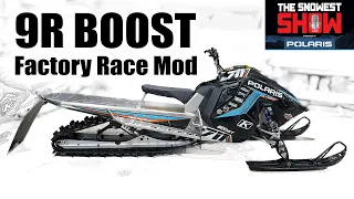 9R Boost factory mod! Inside Keith Curtis's race shop and 2024 factory mod hillclimb sled. Part 1