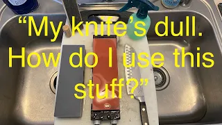 How I sharpen a knife on whetstones (For beginners! Includes the “Water Peeling” Trick)