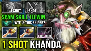 How to Spam Skill to Boost MMR in 7.35c with 1 Shot First Item Khanda Rapier Sniper Dota 2