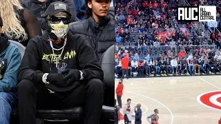 Offset And Qauvo Refuse To Sit Next To Each Other At Hawks Game