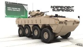 FNSS - Pars 8X8 Wheeled Armoured Vehicle (WAV) Simulation [720p]