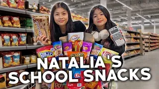 GROCERY SHOPPING FOR NATALIA'S SCHOOL SNACKS!! | Chelseah Hilary