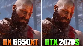 RX 6650 XT vs RTX 2070 Super - Test in 10 Games