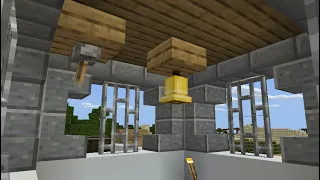 Minecraft | simple working Redstone bell tower