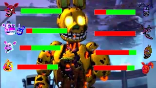 [SFM FNaF] Halloween vs Help Wanted WITH Healthbars