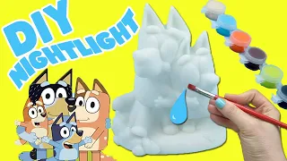 Bluey and Bingo DIY Lightup Nightlight Characters at Home! Crafts for Kids