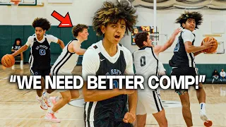 BECKHAM BLACK TAKES OVER IN EYBL GAME!! Spin lay????