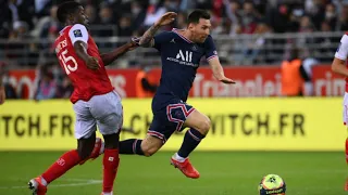 Lionel Messi DEBUT For PSG Against Stade Reims