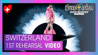 🎥 SNIPPET 🇨🇭 1st Rehearsal - Nemo - The Code @ Switzerland Eurovision 2024