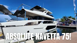 2023 Absolute Navetta 75 Tour | Boating Journey