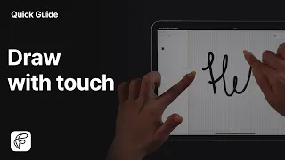 How to Draw with Touch in Feather (Eng/Kor/Jpn Sub)