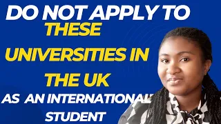 DO NOT Apply to These Universities in the UK as an International Student