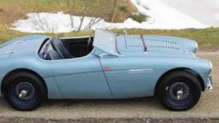 1956 Austin Healey 100/4 BN-2 'M' (HD photo video with stereo engine souinds!)