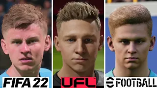 UFL VS FIFA 22 VS Efootball 2022 - Graphics Comparison