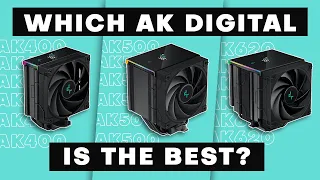 Deepcool AK400 Digital/AK500 Digital/AK620 Digital vs LS720SE AIO 🤨