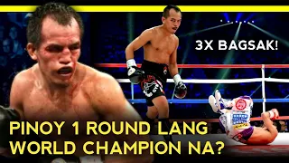 PINOY GINULAT ANG JAPAN, TATLONG BESES PINATUMBA ANG KAMPEON SA ROUND 1.