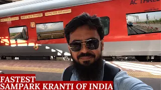 Maharashtra Sampark Kranti Express Full Journey Delhi to Mumbai 4K