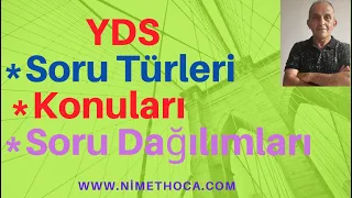 YDS Soru Türleri, Konuları ve Soru Dağılımları