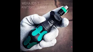 Screwdriver WERA 826 T Kraftform TURBO